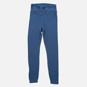 NEW IVL Collective Women's Medium Butter Knit Blue Lounge Hi-Rise Moonlight Pant